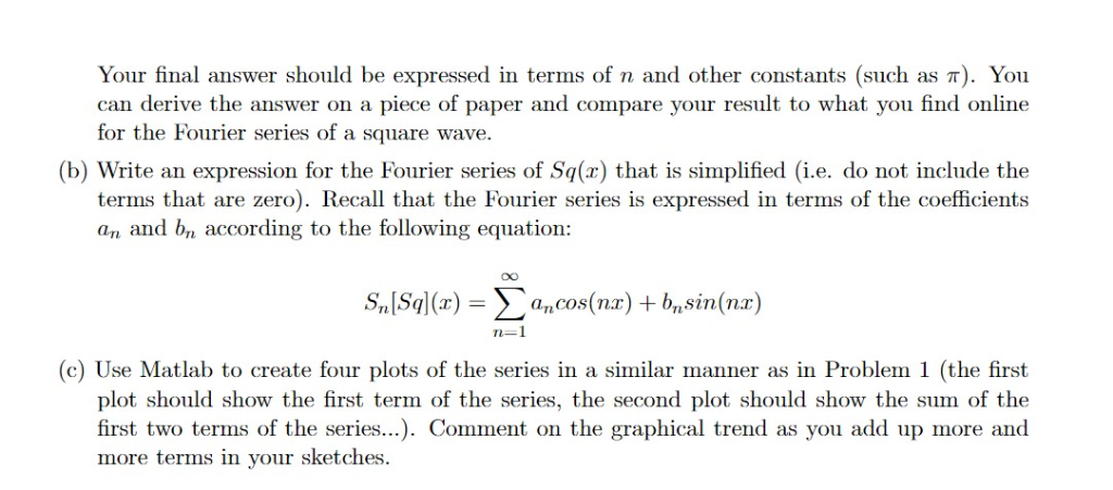 Your final answer should be expressed in terms of n and other constants (such as π). You can derive the answer on a piece of