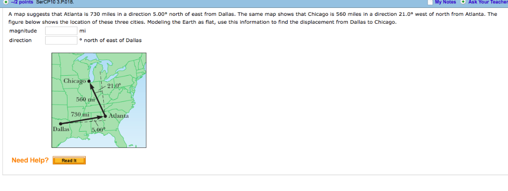 12 Points Sercp10 3 P018 My Notes Ask Your Teacher A Chegg Com