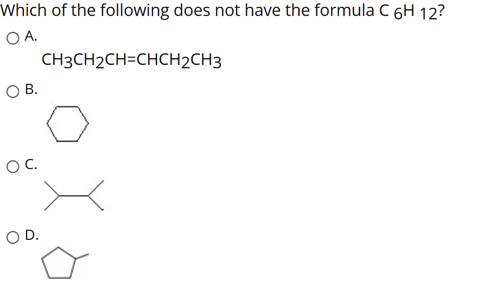 Solved Which O A ท I He Oll W Ing Does Not Have The Chegg Com