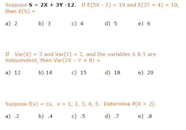 Solved Suppose S 2x 3y 12 If E 5x 1 19 And E 2y 4 Chegg Com