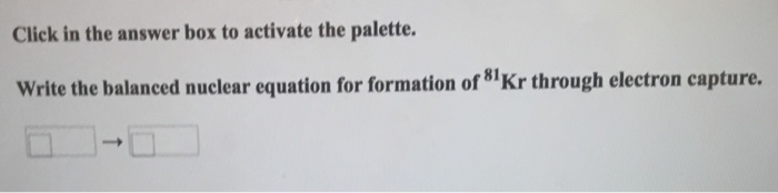 Electron capture symbol image