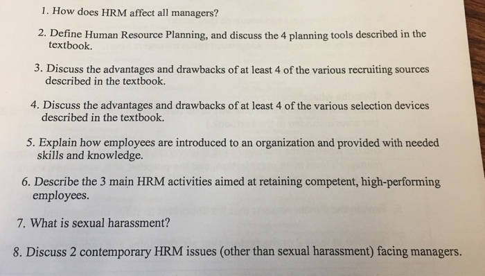 all managers are hr managers
