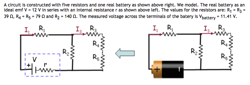 Solved: A Circuit Is Constructed With Five Resistors And O... | Chegg.com