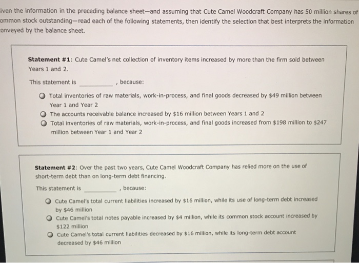 Solved Balance Sheet Aa Aa The Balance Sheet Provides A Chegg Com