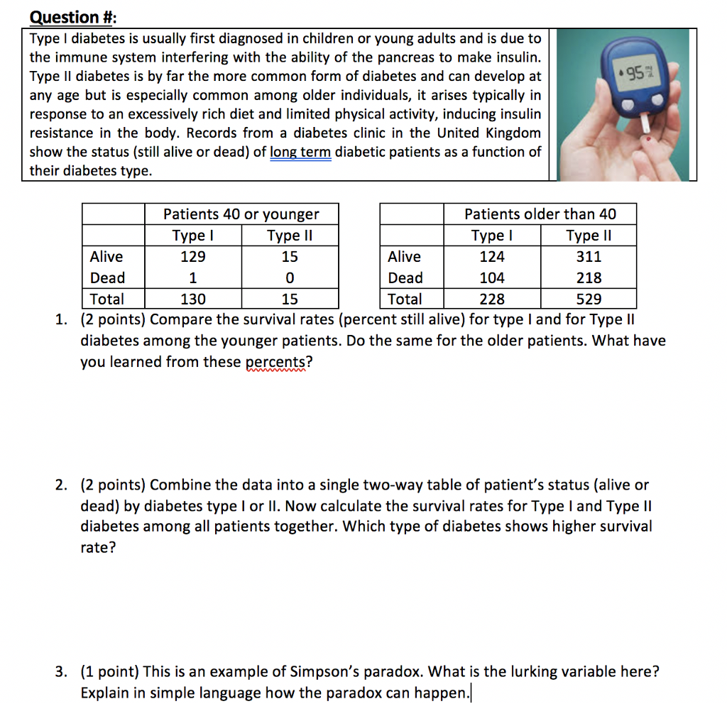 Solved Question  Type I diabetes is usually first   Chegg.com