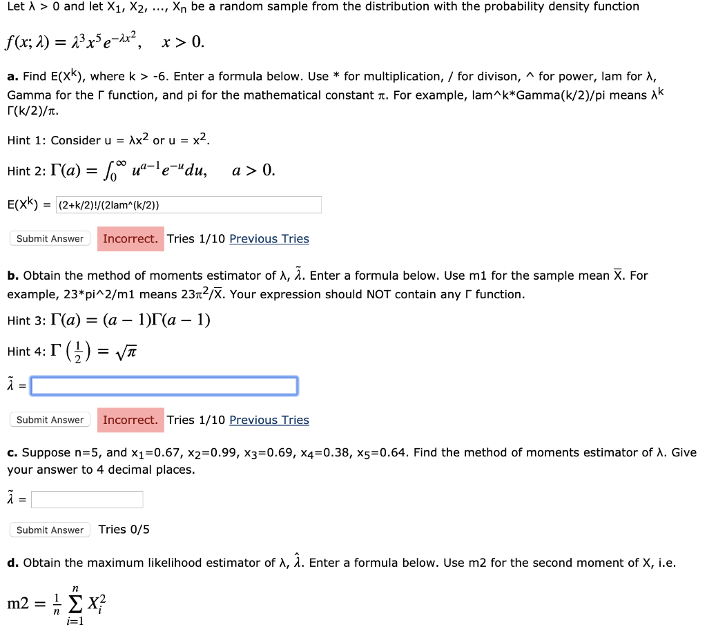 Solved Let L 0 And Let X1 X2 Be A Random Sample Chegg Com