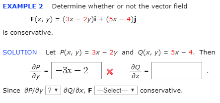 Solved Example 2 Determine Whether Or Not The Vector Fiel Chegg Com