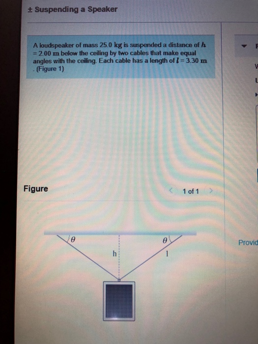 Solved Suspending A Speaker A Loudspeaker Of Mass 25 0