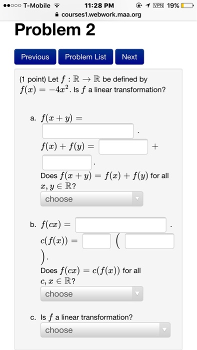 Solved Let F R Rightarrow R Be Defined By F X 4x 2 Chegg Com