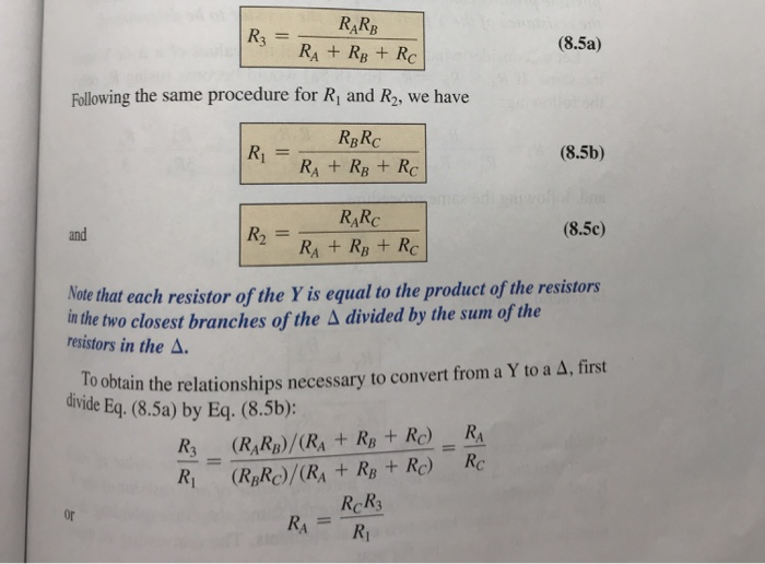 Solved (8.5a) Following the same procedure for Ri and R2, we