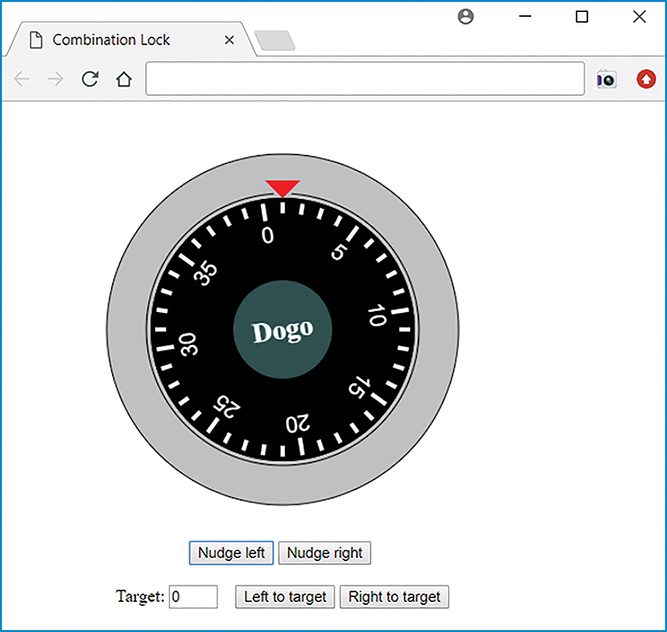 Solved Create a web page that displays a combination lock 