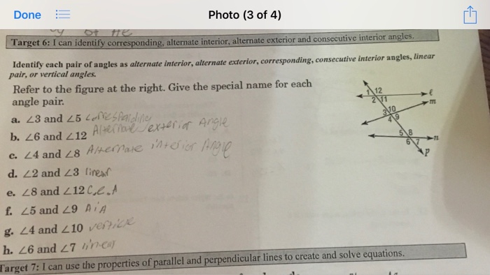 Solved Done Photo 3 Of 4 1 Target 6 I Can Identify Co