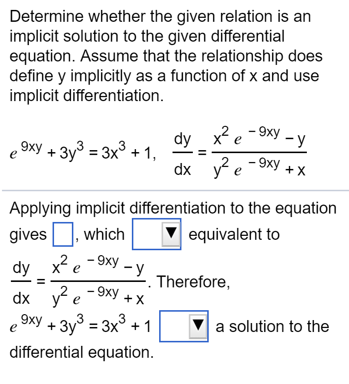 Differential equations questions picture
