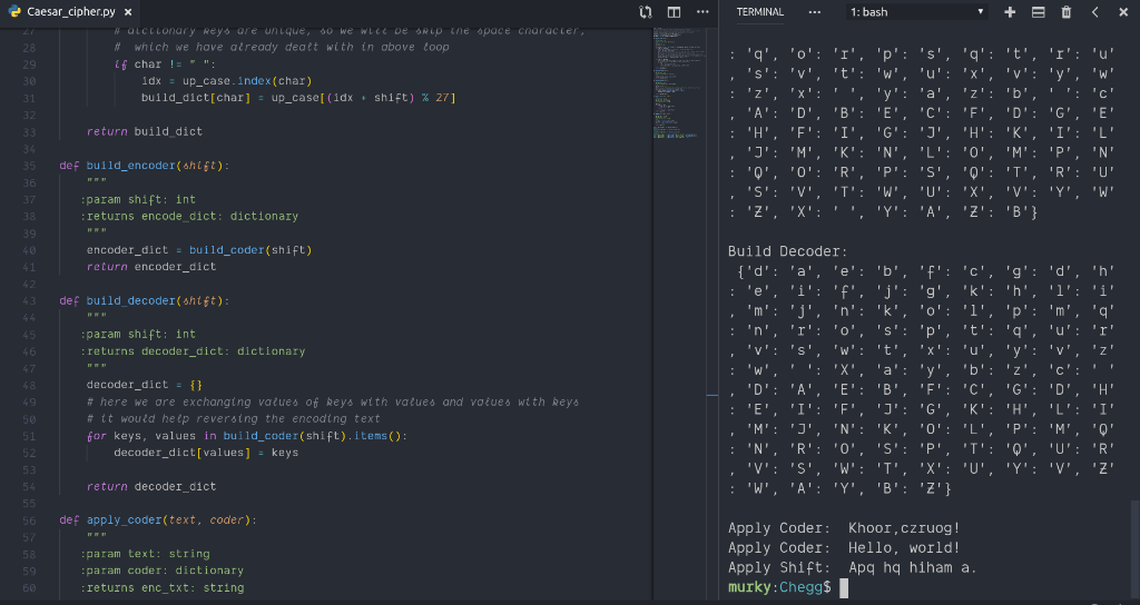 Solved Pls Use Example Python Dothis Problem 1 Encryption