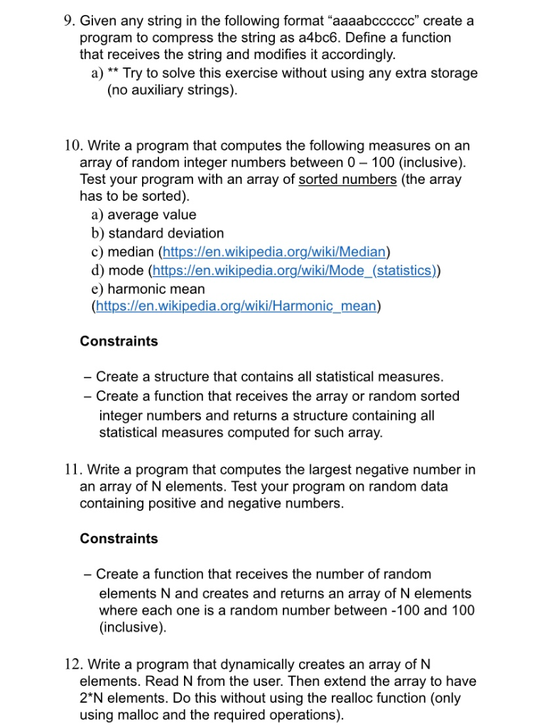 9. Given any string in the following format aaaabcccccc create a program to compress the string as a4bc6. Define a function