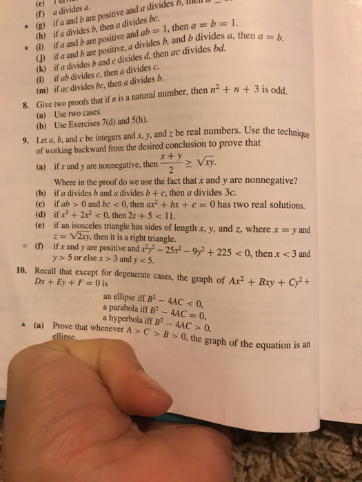 Solved G Ifa And B Are Positive And A Divides B Then U Chegg Com