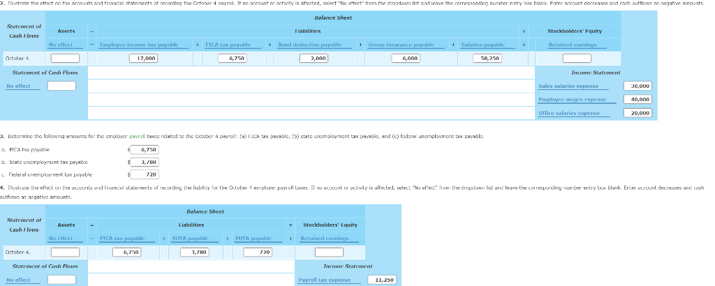 Recording Payroll And Payroll Taxes The Following | Chegg.com