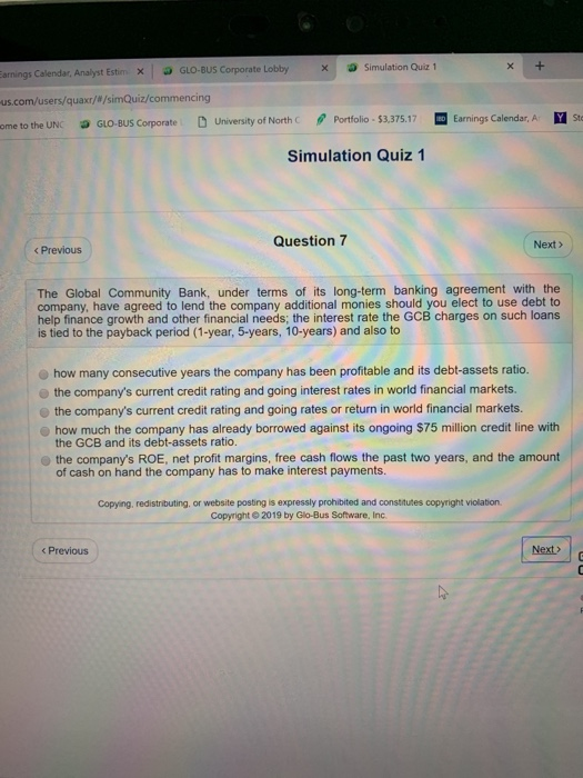 globus simulation quiz 2 answers