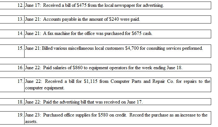 Solved 01. June 1: Byte of Accounting, Inc. acquired $78,000 