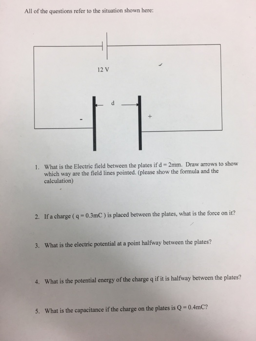 Solved All Of The Questions Refer To The Situation Shown