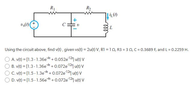 Solved R2 Il T 1 0 Using The Circuit Above Find V T Chegg Com