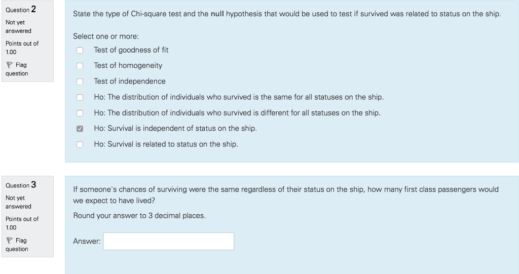 Solved Below Is A Table Showing Who Survived The Sinking Chegg Com