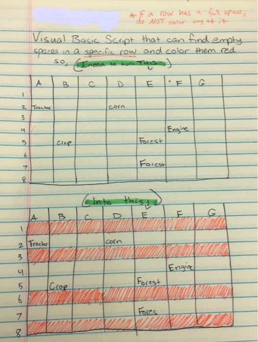 NOT cotor Gny oG? Visual Basic Scapt that can find empt corn 2 Trach cofn ? Eng ocest