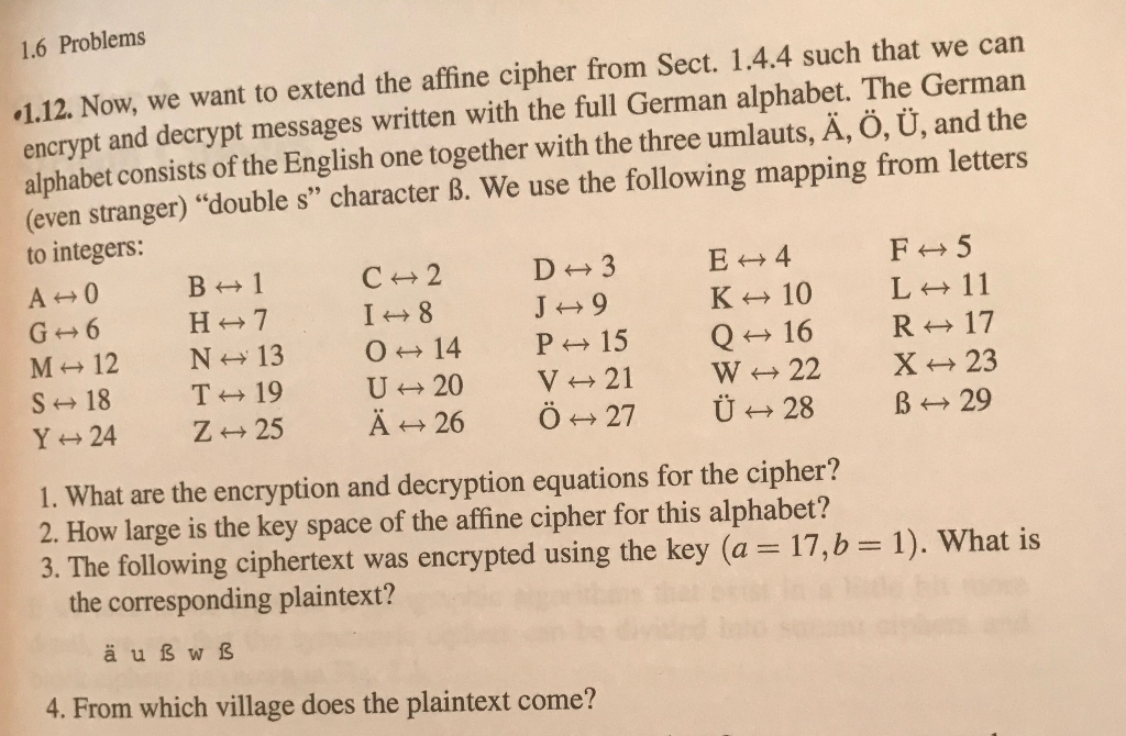 Solved Need Help With This Cryptography Question If Someo Chegg Com