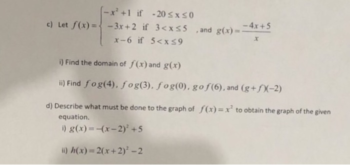 Solved 317 12 3 X 1 If sxs 3x 2 If 3 X 5 4 Chegg Com