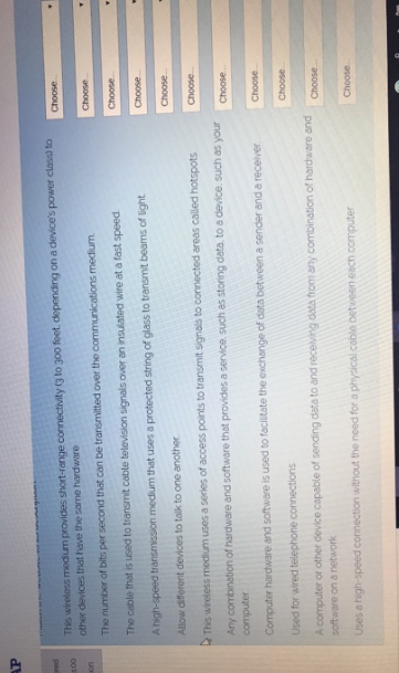 cable that is used to tr This w for wired telephone connections on a network