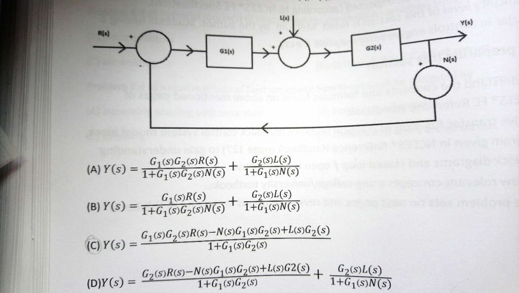 Solved L S Y S G1 S G2 S Ns A Y S G Sg2 R S B Chegg Com