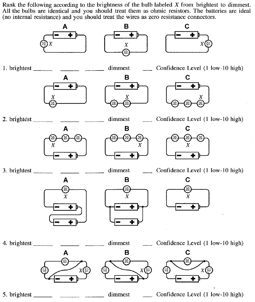 Solved Rank The Following According To The Brightness Of The Chegg Com