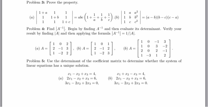 Solved Prove The Property 1 A 1 1 1 1 B 1 1 1 1 C Chegg Com