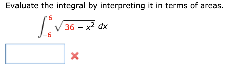 Solved Evaluate The Integral By Interpreting It In Terms