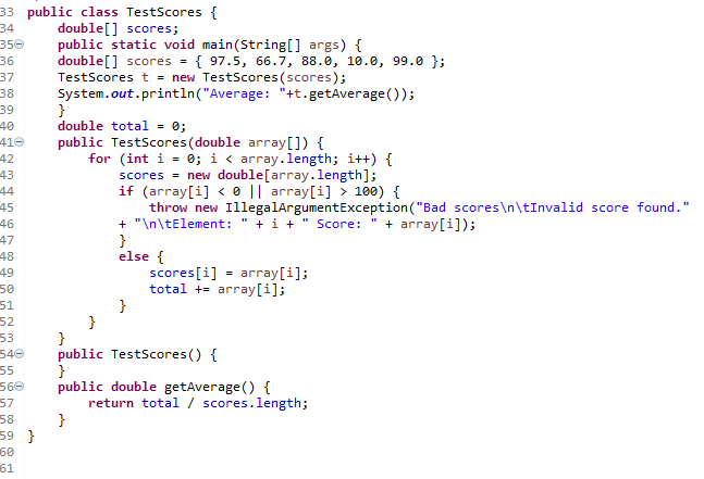 java array class constructor