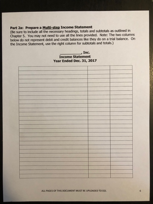 Financial statement homework 2 06 picture