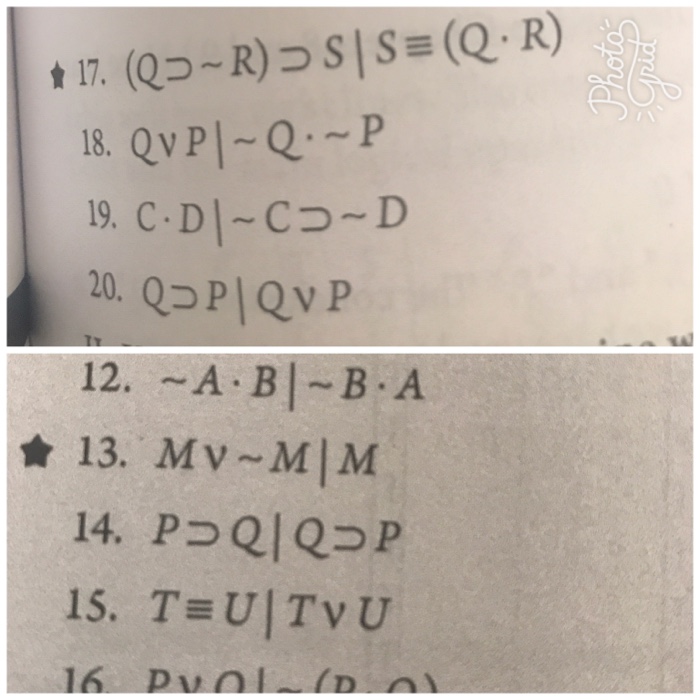 Solved Petrators P A P Q 6 P Q R L P 2 R P Q Chegg Com