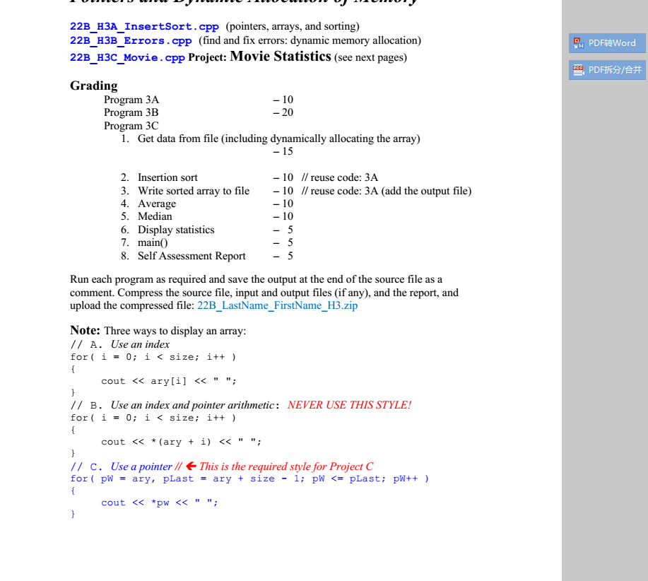 Array Programs In C With Output Pdf