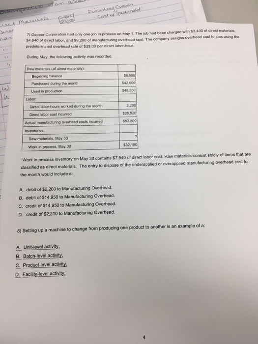 Solved Managerial Accounting ACCT 2111 14 Exam 1 Chapter&hellip;