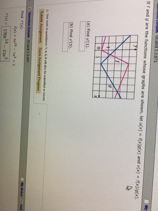 If F And G Are The Functions Whose Graphs Are Shown Chegg Com