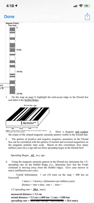 Solved 4 18 V Done Geoworld Plate Tectonics Lab Name O