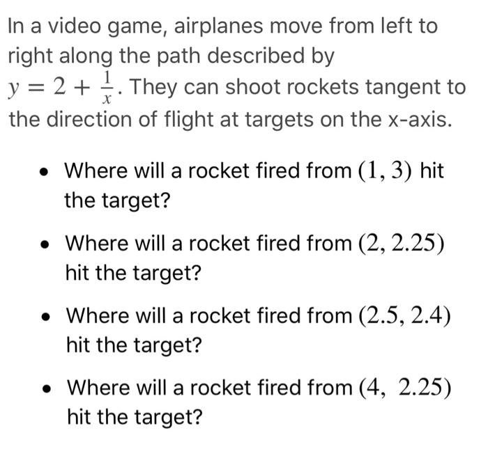 Solved In A Video Game Airplanes Move From Left To Right 