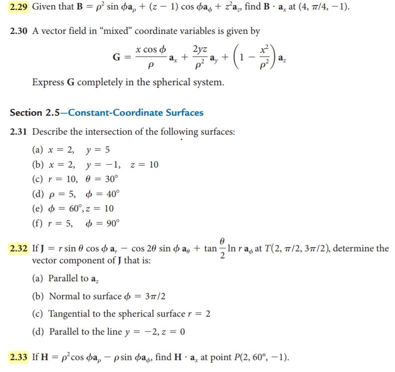 Solved 2 Given That G 3pap R Cos F Dar Find The Com Chegg Com