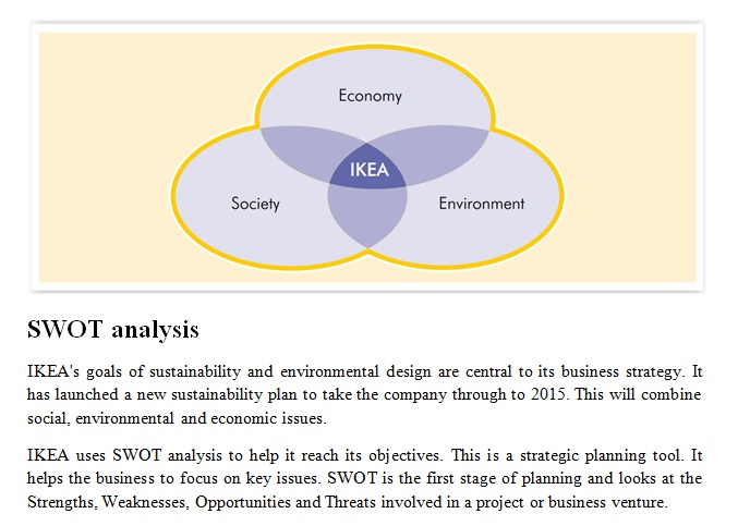 SWOT analysis: Air Arabia Company and IKEA - 1117 Words