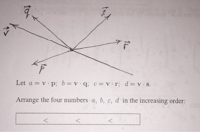 Solved Let A V Middot P B V Middot Q C V Middot R Chegg Com