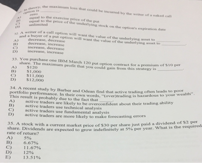 Solved Y The Maximum Loss That Could Be Incurred By The Chegg Com