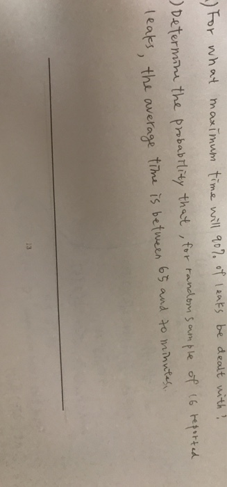 r what maximum time will 07 ofts be dealt with m ounm ats, the average tine ts between 65 and to mts 13
