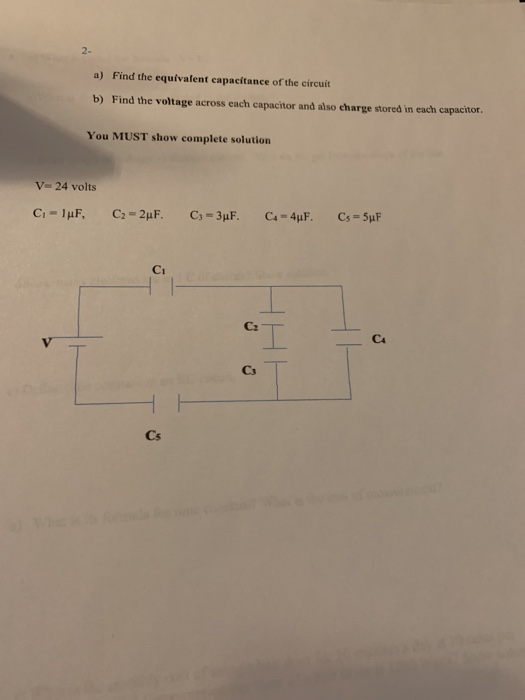 Solved 4 A What Is Called The Formula V Ri B What Is The Chegg Com