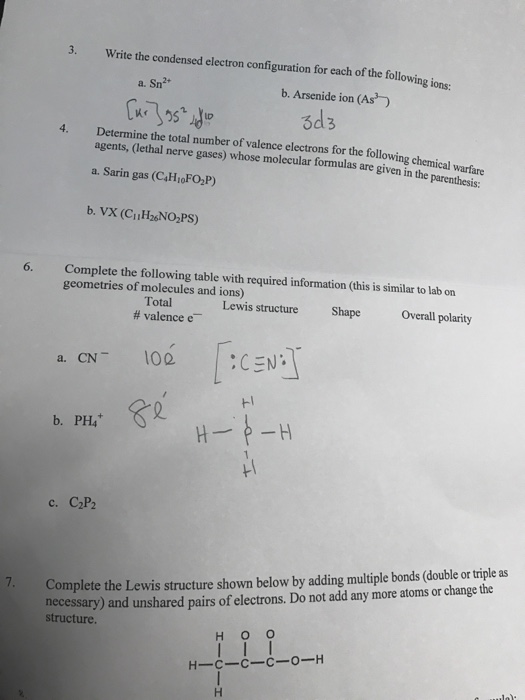 electron configuration 88 Chemistry  2017 18,  Chegg.com  Archive April