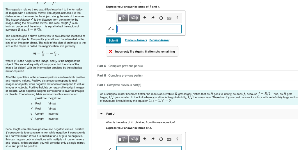Solved Express Your Answer In Terms Of F And S This Equa Chegg Com